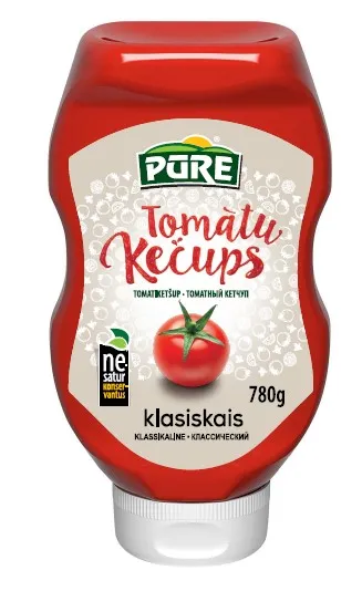 Ketšup PURE klassikaline 780g, PET