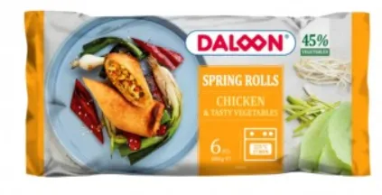 Kevadrullid DALOON kanafileega (6x100g)