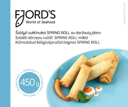 Kevadrullid FJORD'S juurviljadega, külmutatud, 450g