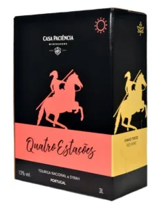 KGT Punane vein QUATRO Estacoes Vinho Tinto, 13%vol, 3L,R23/179645/77