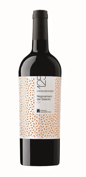 KGT Vein FEUDI SALENTINI, 125 Negroamaro Salento, 12,5%vol, 0,75L, R21/157310/77