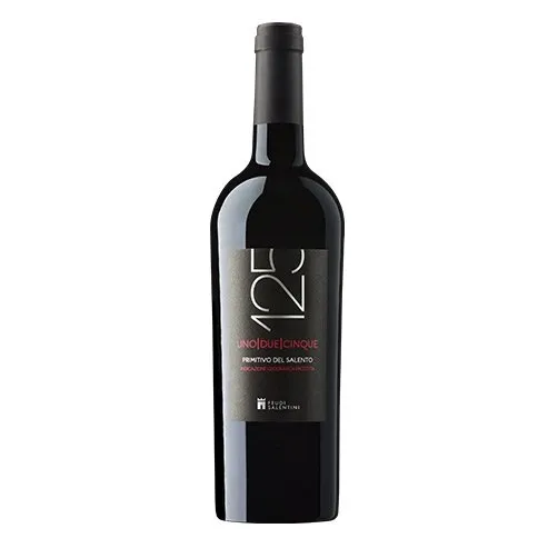 Sarkanvīns 125 Primitivo del Salento, IGP 2015,  sauss, 12,5%, 0.75l