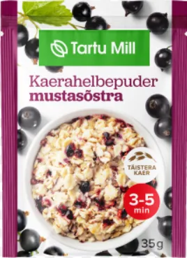 Kiirkaerahelbepuder TARTU MILL, õuna-kaneeli, 35g