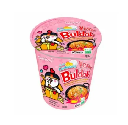 Kiirnuudlid SAMYANG, buldaki ja carbonara maitsega, vürtsikas, tops, 80 g