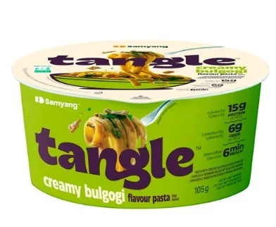 Kiirnuudlid "Tangle", SAMYANG, kooreses bulgogikastmes, kauss, 105 g
