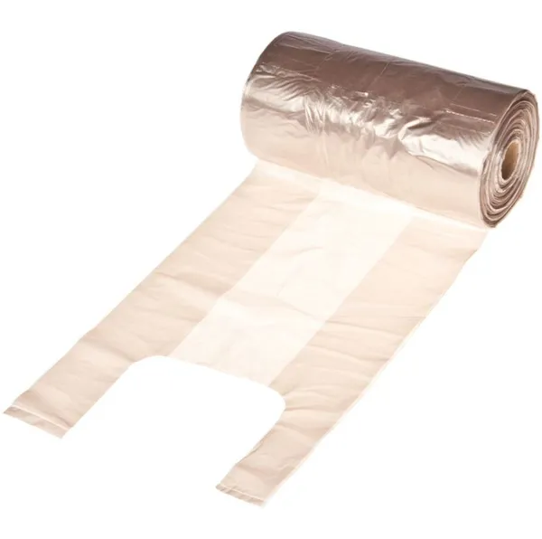 Kilekott sangadega 22 + 12 x 49 cm, pruunikas, HD,  5-7kg, 15mic, rullis 250 tk