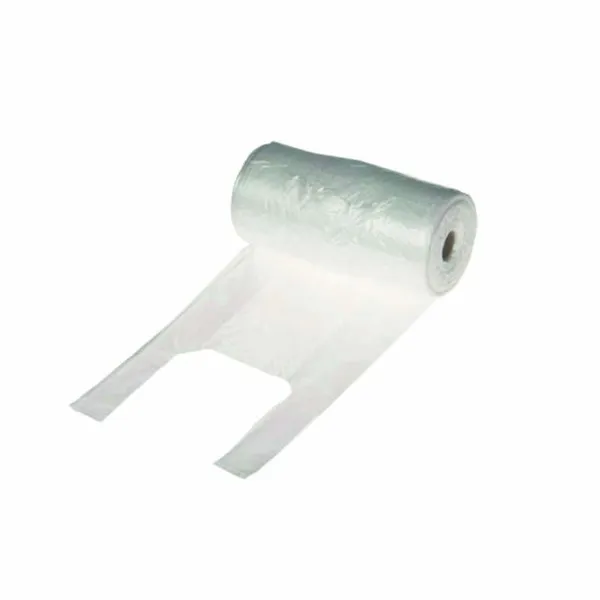 Kilekott sangadega  22 + 6 x 45 cm, läbipaistev, 5 kg,  9 mic,  500t k rullis, HDPE