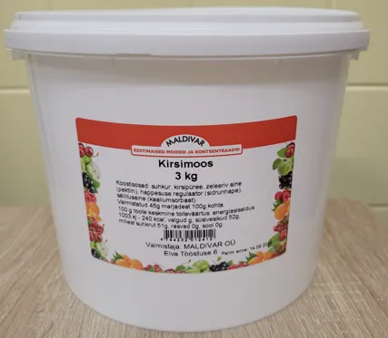 Kirsimoos EESTI MOOS küpsetuskindel 3kg (ämber)