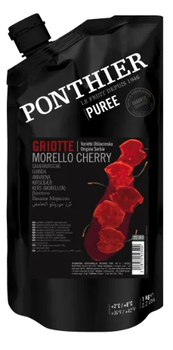 Morello kirsside püree PONTHIER, jahutatud, lisatud suhkruga, 1 kg
