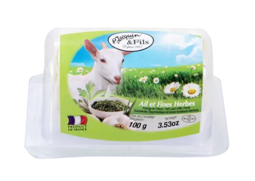 Kitsepiimajuust BUCHETTE, 45 % rasva  küüslaugu ja ürtidega , 100g