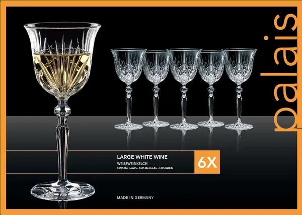 Klaas NACHTMANN, kristall  213 ml, D 8,5 cm, H 18,8 cm, 6 tk, Nr.92