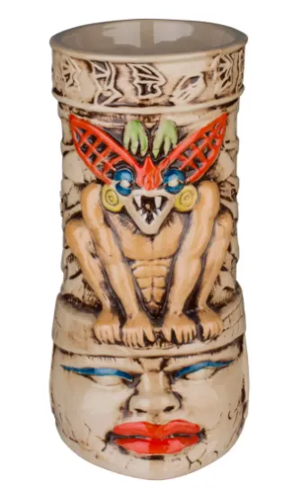 Klaas TIKI Camazotz, kokteili jaoks, keraamiline, 0,7L, D 10cm, H 19cm, tk