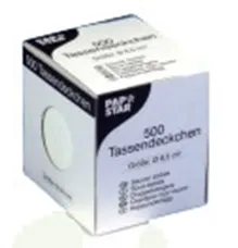 Klaasialused D8,5 cm, 500tk, PAPSTAR