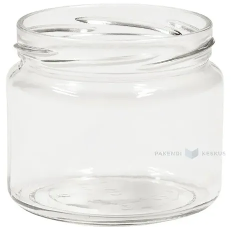 Klaaspurk 330 ml, D 82 mm, /H8, (sobiv kaas C053273)