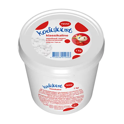 Kodujuust TERE, ämbris, 4%, 5kg