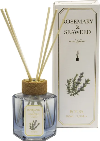 Kodulõhnastaja ROURA, Rosmariin & Merevetikas, 100 ml, kuni 50 päeva, tk