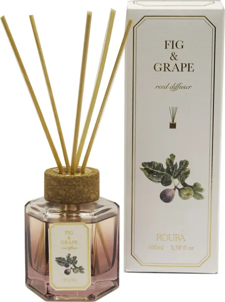 Kodulõhnastaja ROURA, Viigimari & Viinamari, 100 ml, kuni 50 päeva, tk