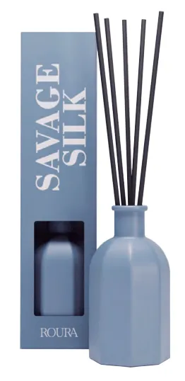 Kodulõhnastaja SOFT PORCELAIN Savage Silk pulkadega, 200 ml, kuni 100 päeva, tk