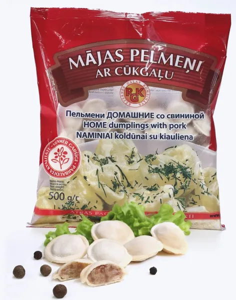 Kodused pelmeenid RGK, sealihaga, külmutatud, 500g