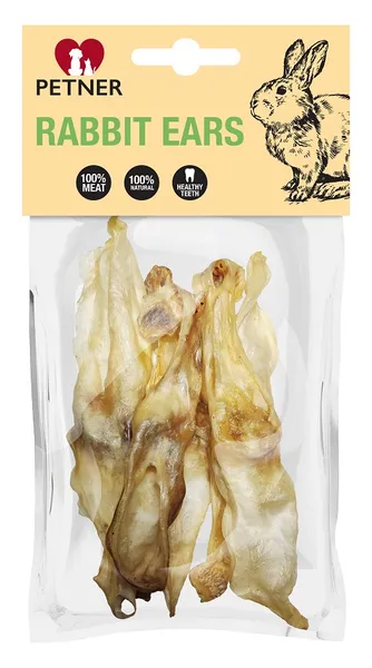 Koerte maius PETNER Kuivatatud küülikukõrv, 50g