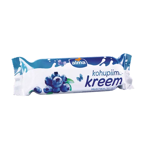 Kohupiimakreem ALMA, mustika, 300g