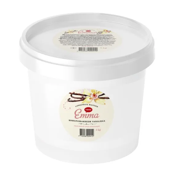 Kohupiimakreem EMMA, vanilli, 4%, 5kg