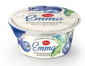 Kohupiimakreem TERE Emma mustika, 150g