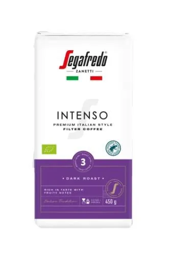 Kohv SEGAFREDO Intenso, jahvatatud 450g, 90% Araabika ja 10% Robusta