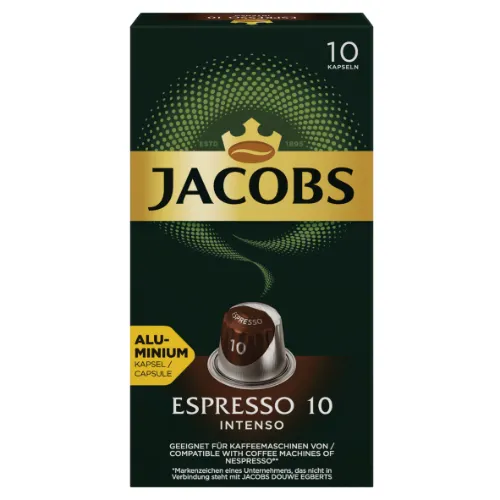 Kafijas kapsulas Jacobs Espresso 10 Intenso 10x5,2g