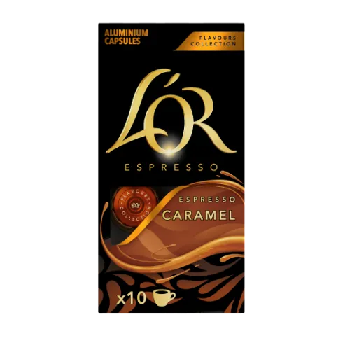 Kafijas kapsulas L'OR FLACO CARAMEL 10x5,2g (Nespresso)
