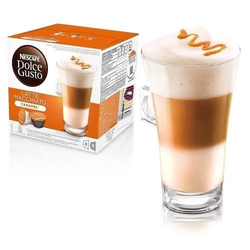 Kohvikapslid NESCAFE Dolce Gusto Caramel Latte Machiatto 10.55g
