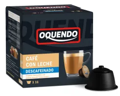 Kohvikapslid OQUENDO DG Caffé Latte Decaffeinated, 16 tk