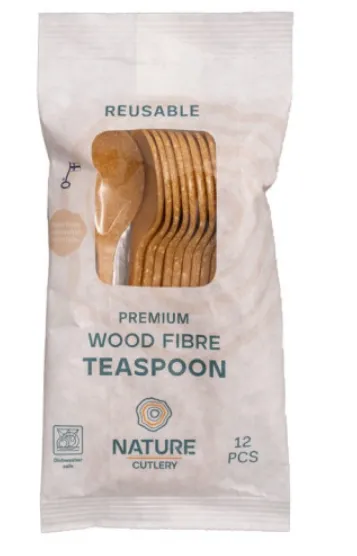 Kohvilusikas Premium NATURE LINE puitkiust korduvkasutatav, 12tk/pakk