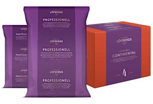 Kohvioad LÖFBERGS Continental 1kg, Araabika ja Robusta