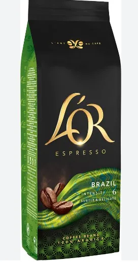 Kohvioad L'OR Brazil, 1kg, 100% Araabika