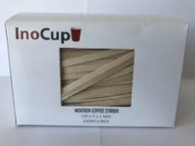 Kohvisegamispulgad INOCUP puidust 140x5x1mm, 1000tk