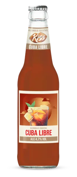 Kokteilijook KISS, Cuba Libre, 4,7%vol, 0.33 L, pudel, R25/201501/46