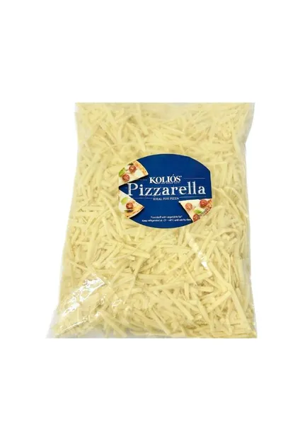 KOLIOS Juustutoode Pizzarella VEGAN riivitud, 42% rasva, 500g JAHUTATUD