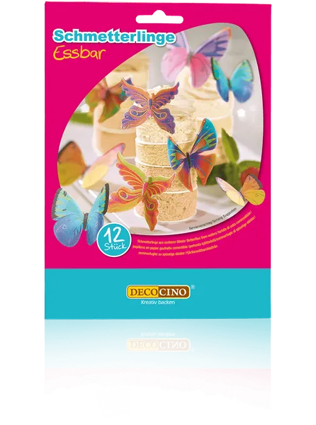 Kondiitri Liblikas DECOCINO,12 tk