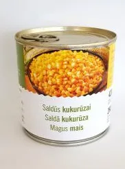 Kukurūza saldā, konservēta, 420g/260g