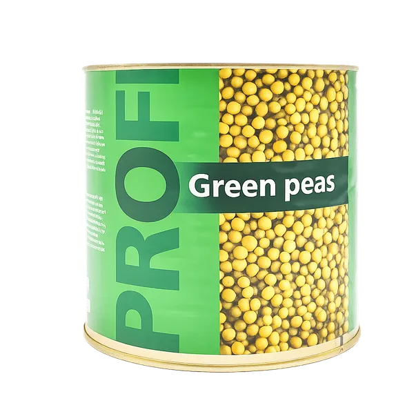 Konserveeritud rohelised herned PROFI, 2,6 kg/ 1,6 kg