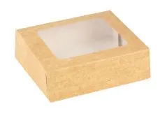 Koogikarp aknaga 16 x 16 x 5 cm, 50 tk, papist, Macarons