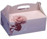Koogikarp käepidemega  23 x 16 x 9 cm,  Rose, 15 tk, Papstar