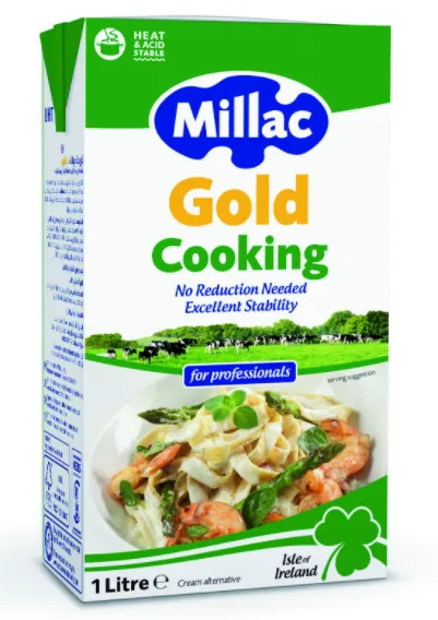 Köögikreem MILLAC, Gold Cooking, peti, taimerasva ja piimarasva segu, 1L