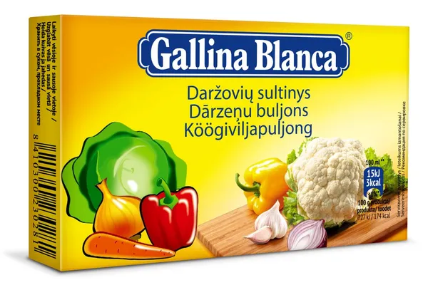 Buljons Gallina Blanca dārzeņu 8x10g