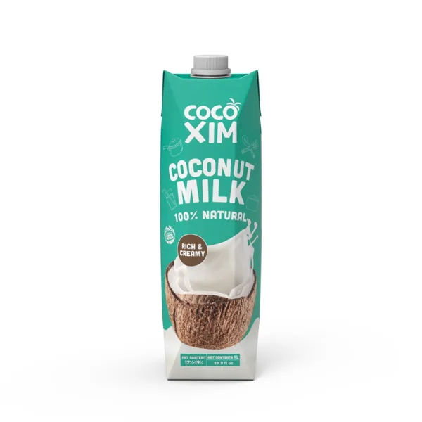 Kookoskreem COCOXIM, 17-19%, 1 L, tetra