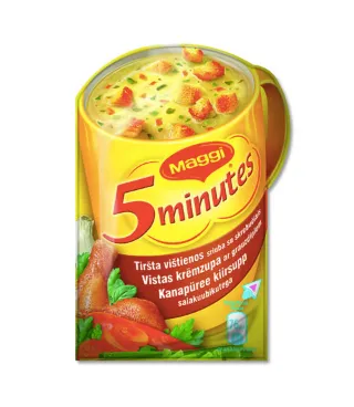 Koorene linnuliha kiirsupp MAGGI 5minutes krutoonidega, 16g