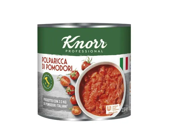 Kooritud tomatid KNORR, tükeldatud, 2,55 kg