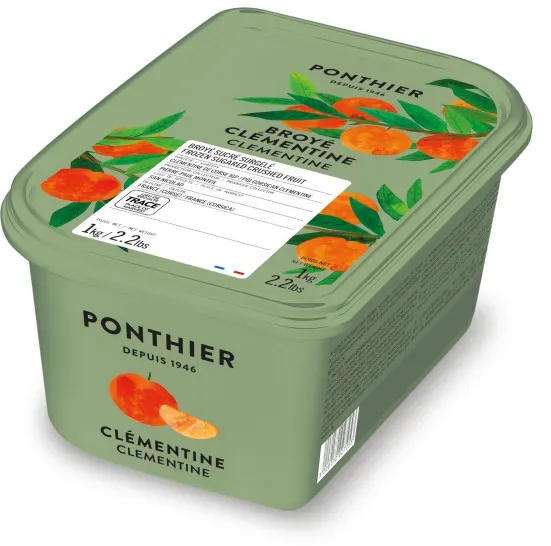 Purustatud Korsika klementiinid (KGT), PONTHIER, külmutatud, lisatud suhkruga, 1 kg
