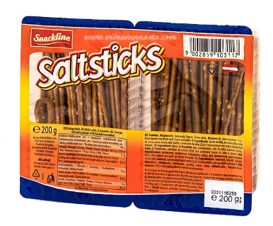 Kõrsikud SNACK LINE SALTSTICKS soolane 200g